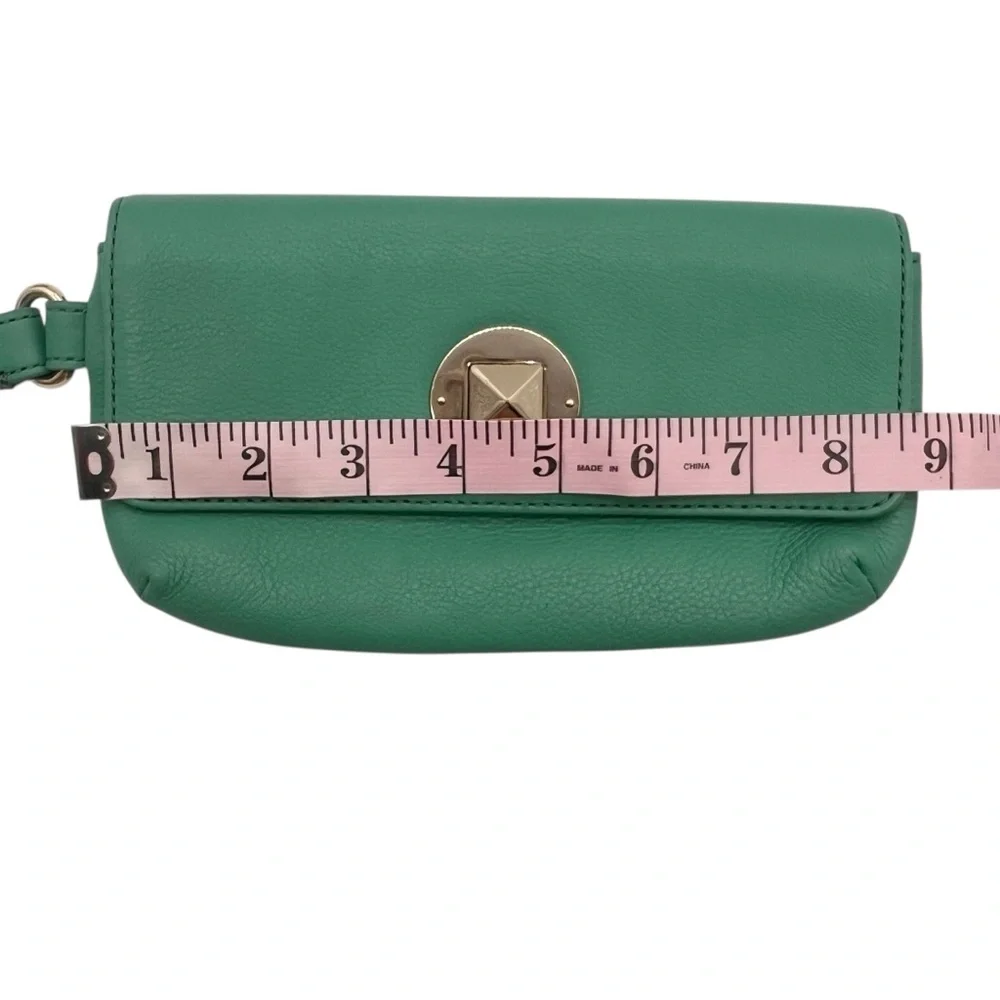 Kate Spade Green Leather‎ Wristlet Wallet Chrystie Street